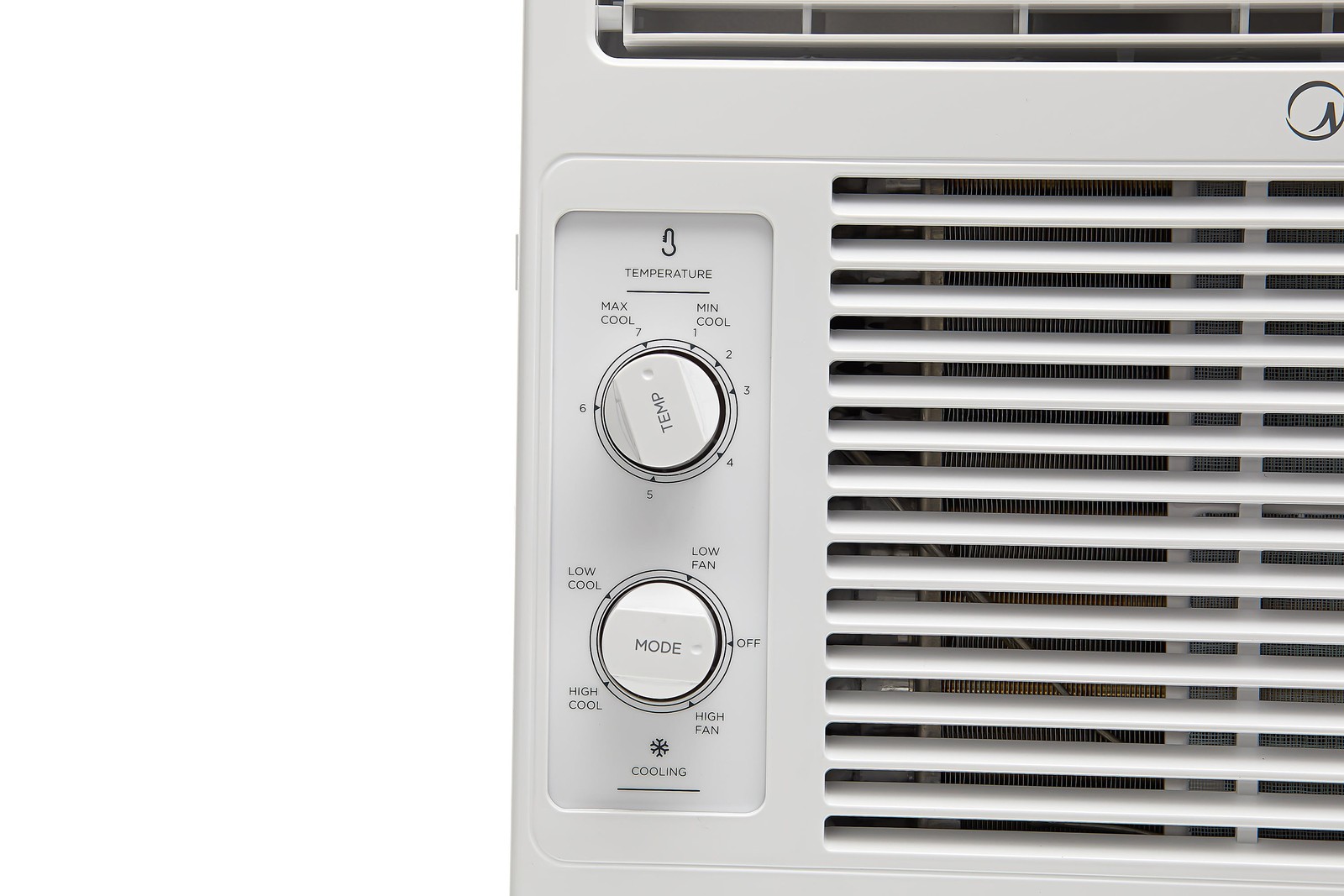 5,000 BTU Mechanical Window Air Conditioner up to 150 Sq Ft Easy Install White