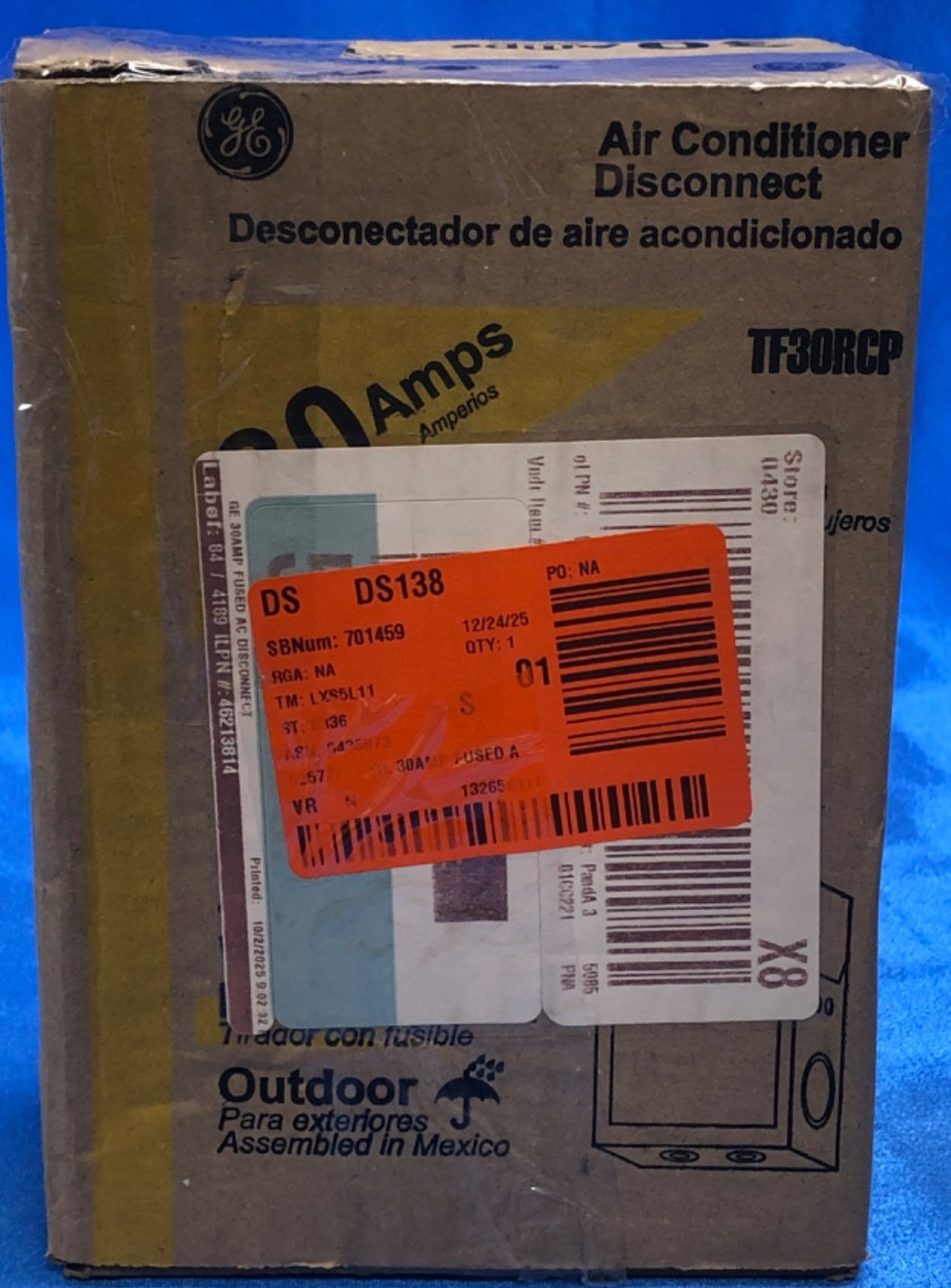 30 Amp Air Conditioner Disconnect Switch – Used Open Box