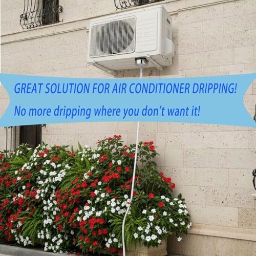 Universal 6Ft Magnetic Window AC Drain Kit – Portable Hose for Air Conditioners
