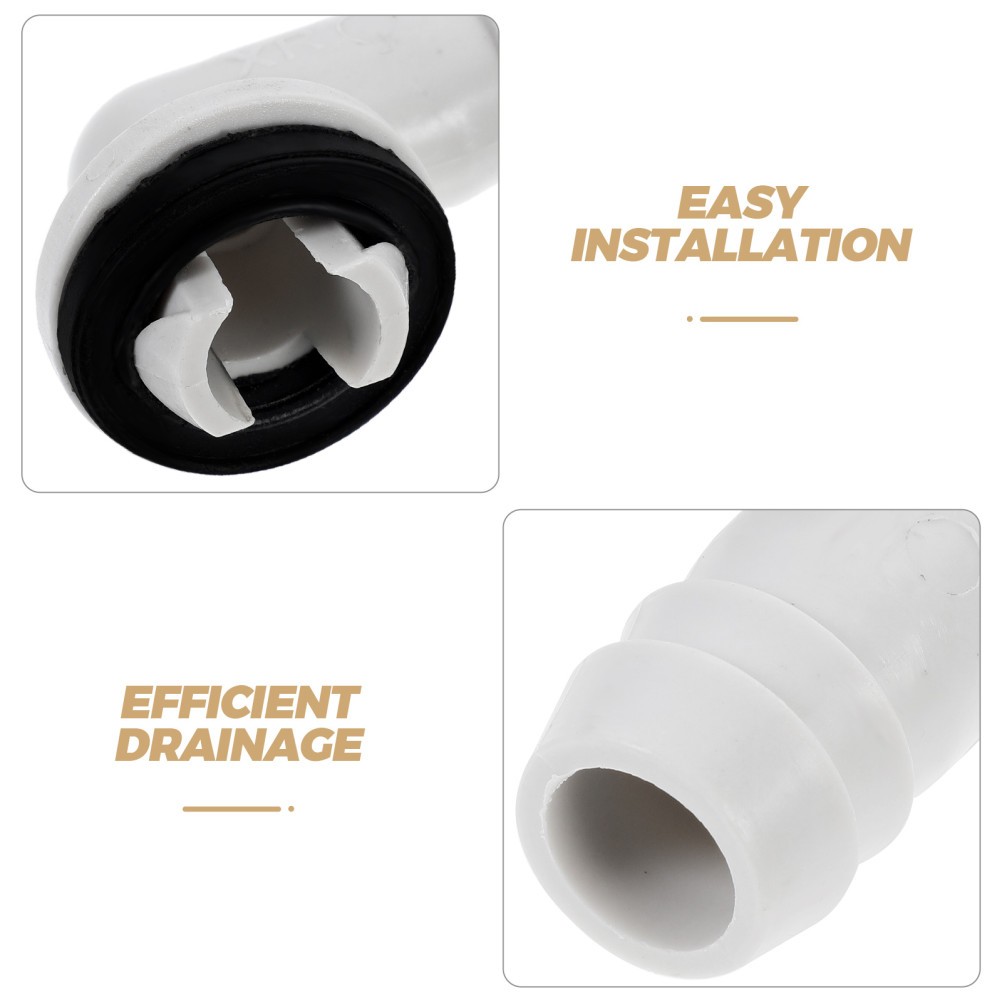 Ac Water Drain Connector Elbow For Air Conditioner Units Leak Proof Abs
