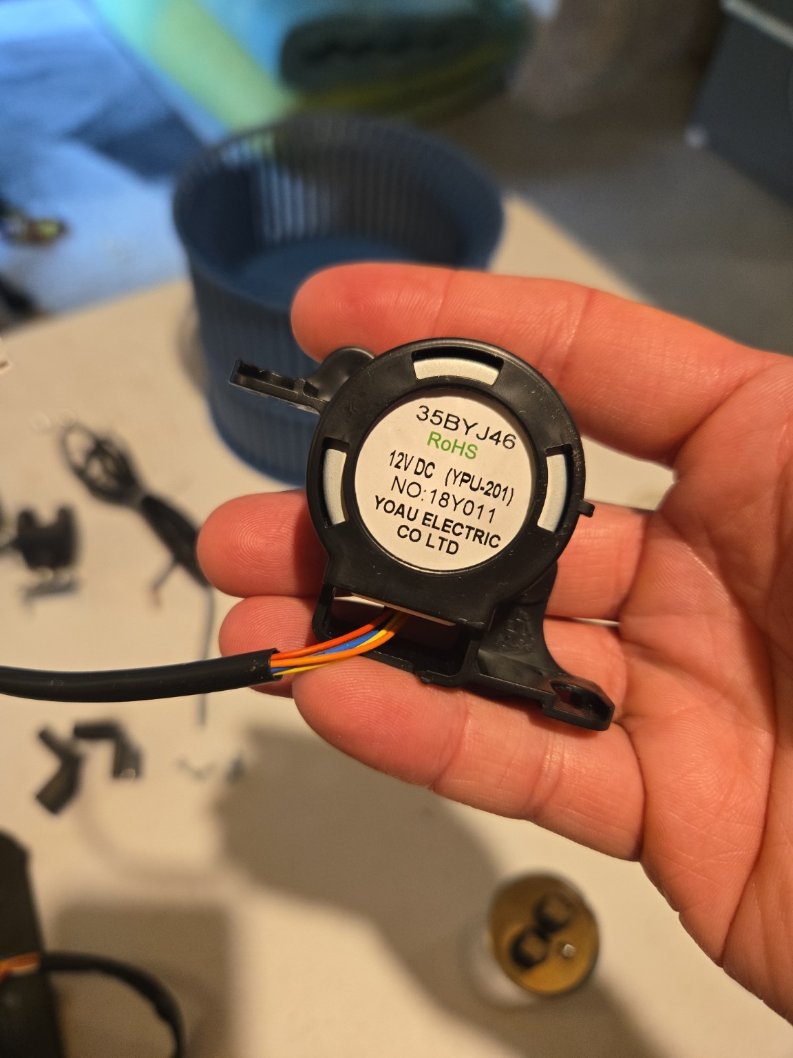 YOAU 35BYJ46 12V DC SWING LOUVER STEPPER MOTOR YPU-201 for Insignia NS-AC10PWHP