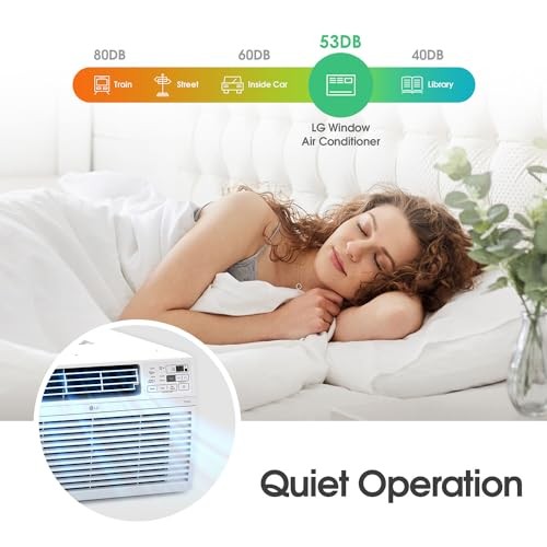 WHITE – LG 14,000 BTU 115V WINDOW AC LW1424RD