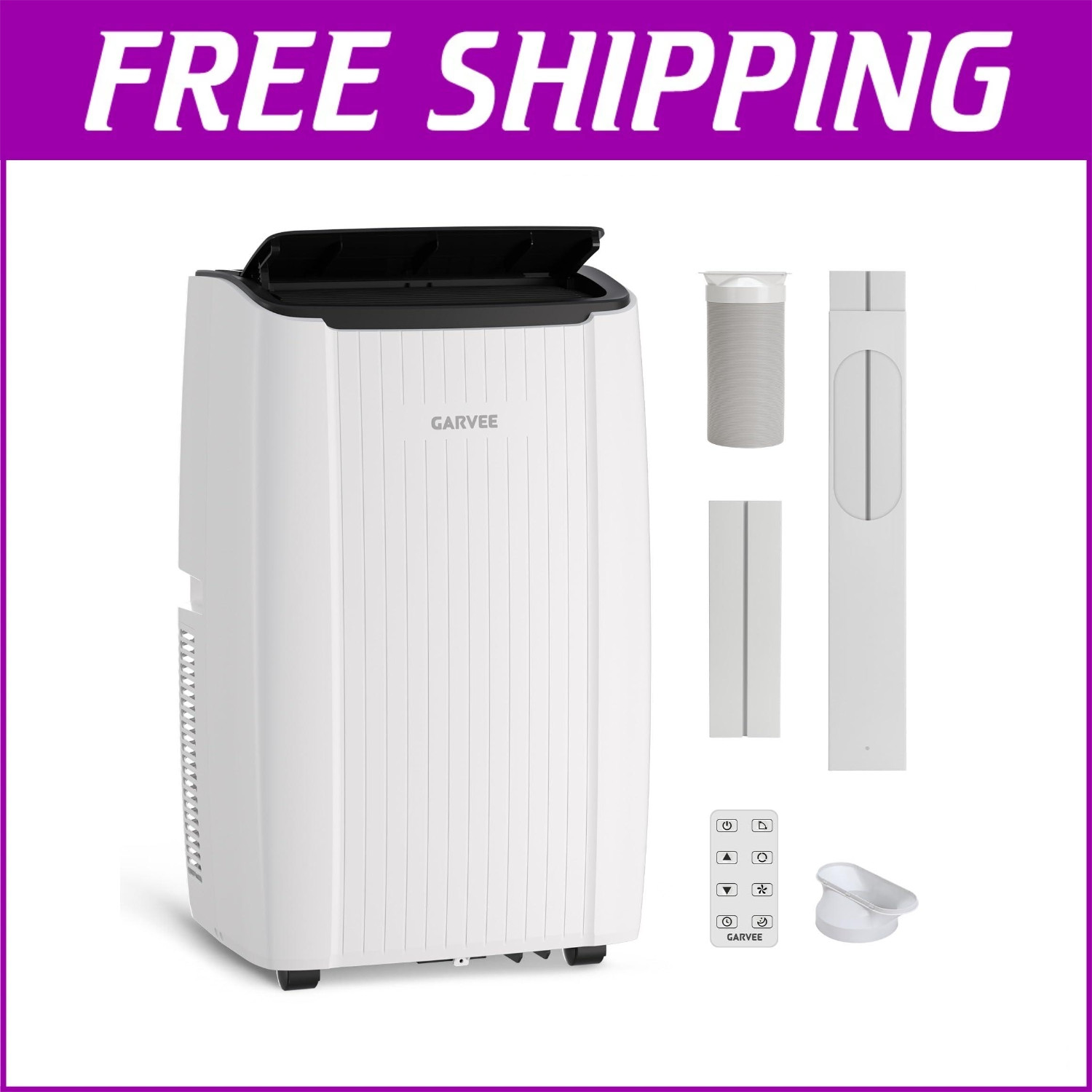 GARVEE 14000 BTU Portable Air Conditioner AC Unit with Fan & Dehumidifier Remote