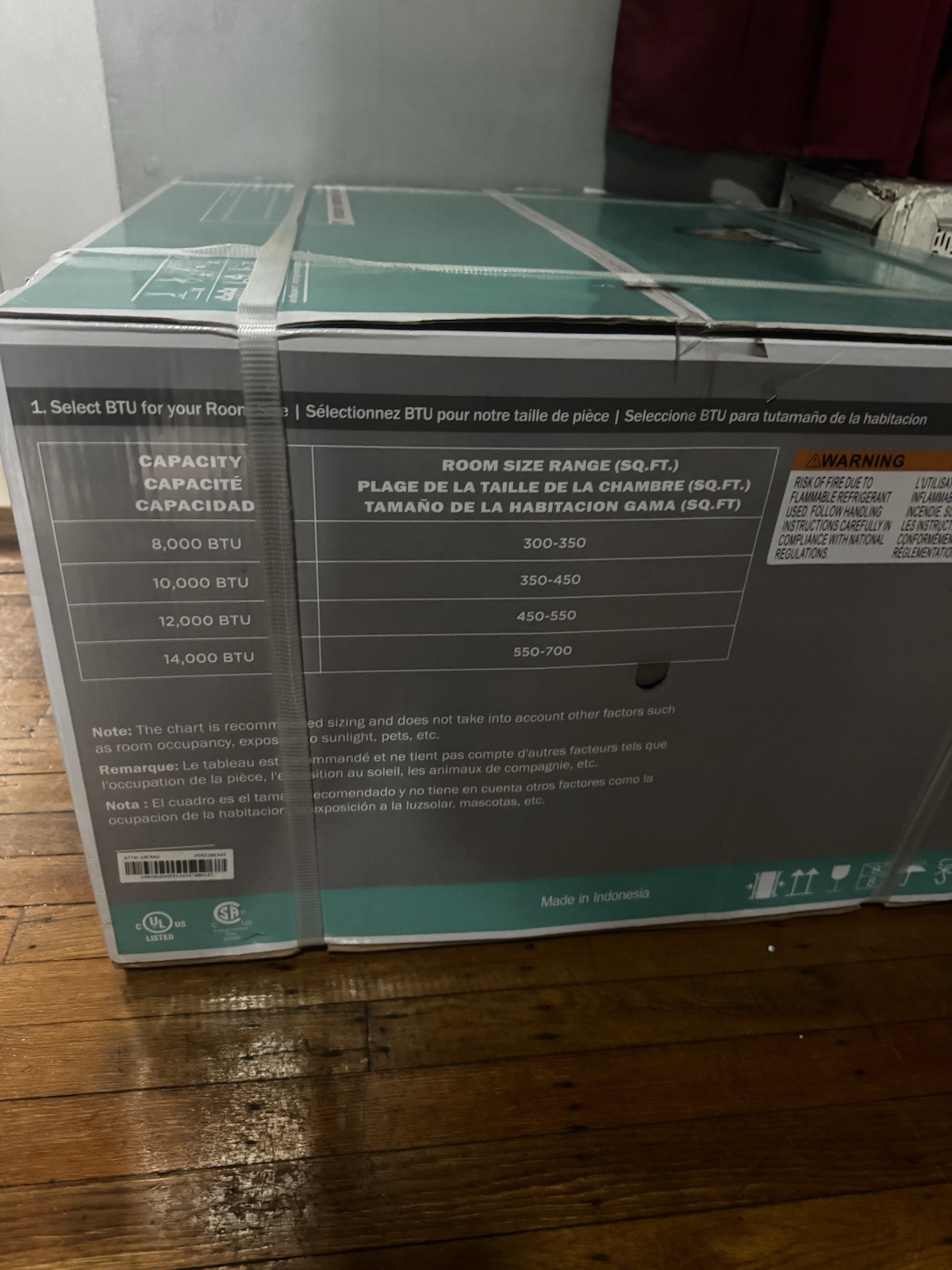 ABL 10,000 BTU Through-the-Wall/Window AC 230/208V Remote LED ATTW-10CRA2