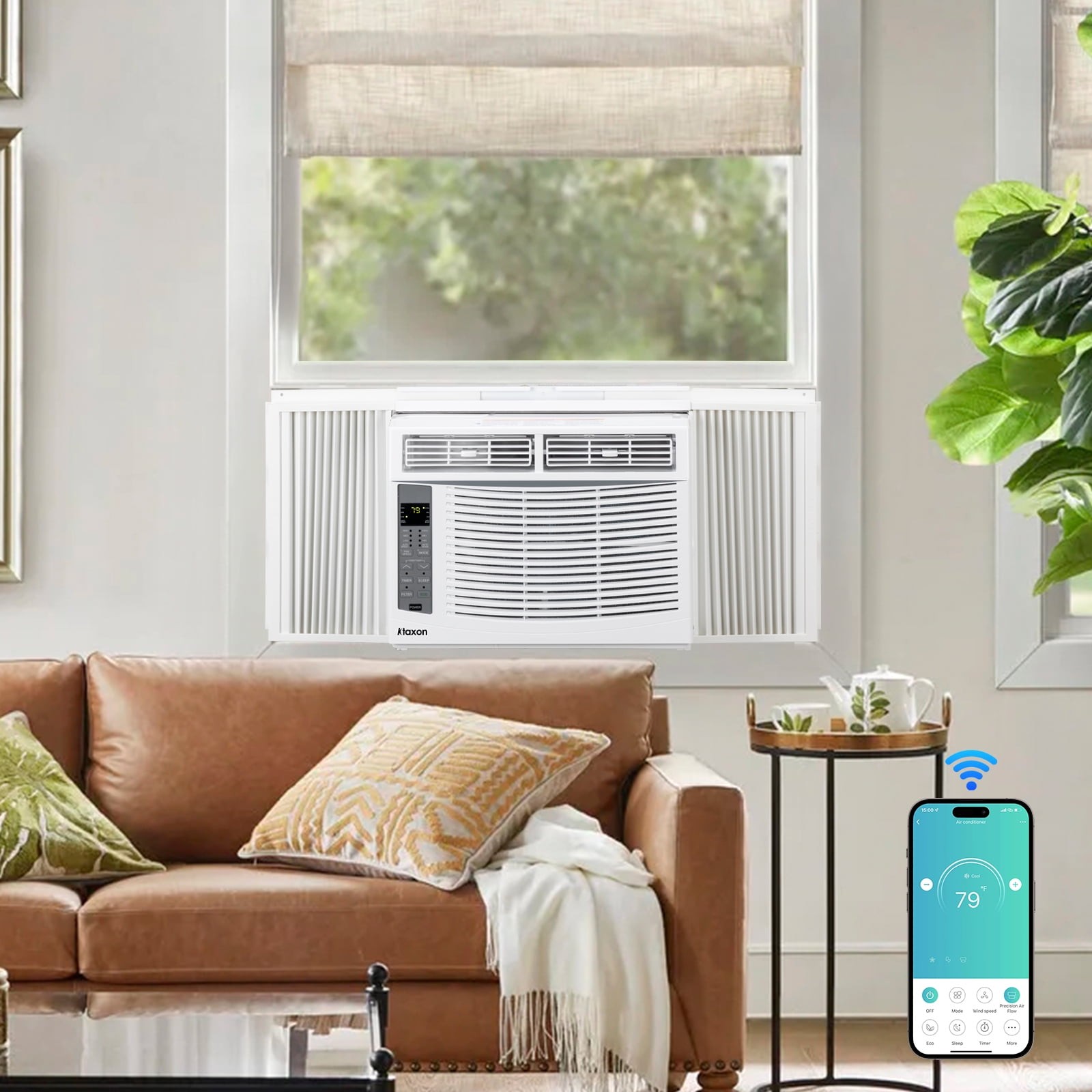 Aire Acondicionados De Ventana De 6000 BTU con WiFi y Control Remoto Para Cuarto