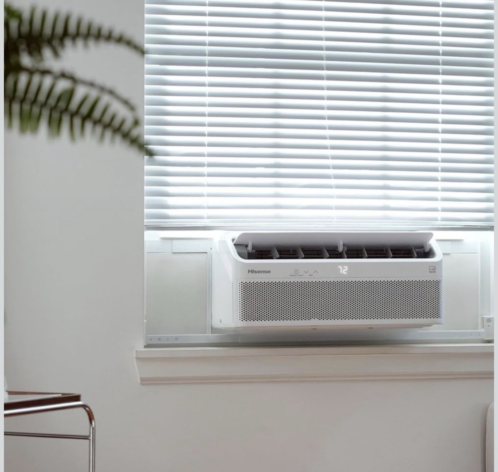 Hisense 10,000 BTU Window Air Conditioner WiFi App Remote Inverter White