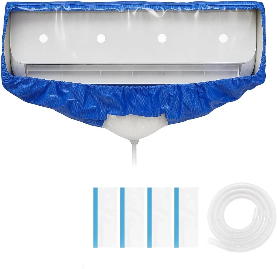 Easy Install Mini Split Cleaning Bag: 360 Waterproof for 38in – 48in Units