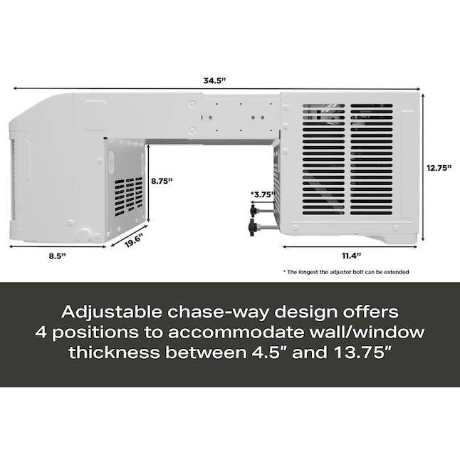 GE Profile ClearView 8,300 BTU Smart Ultra Quiet Window Air Conditioner