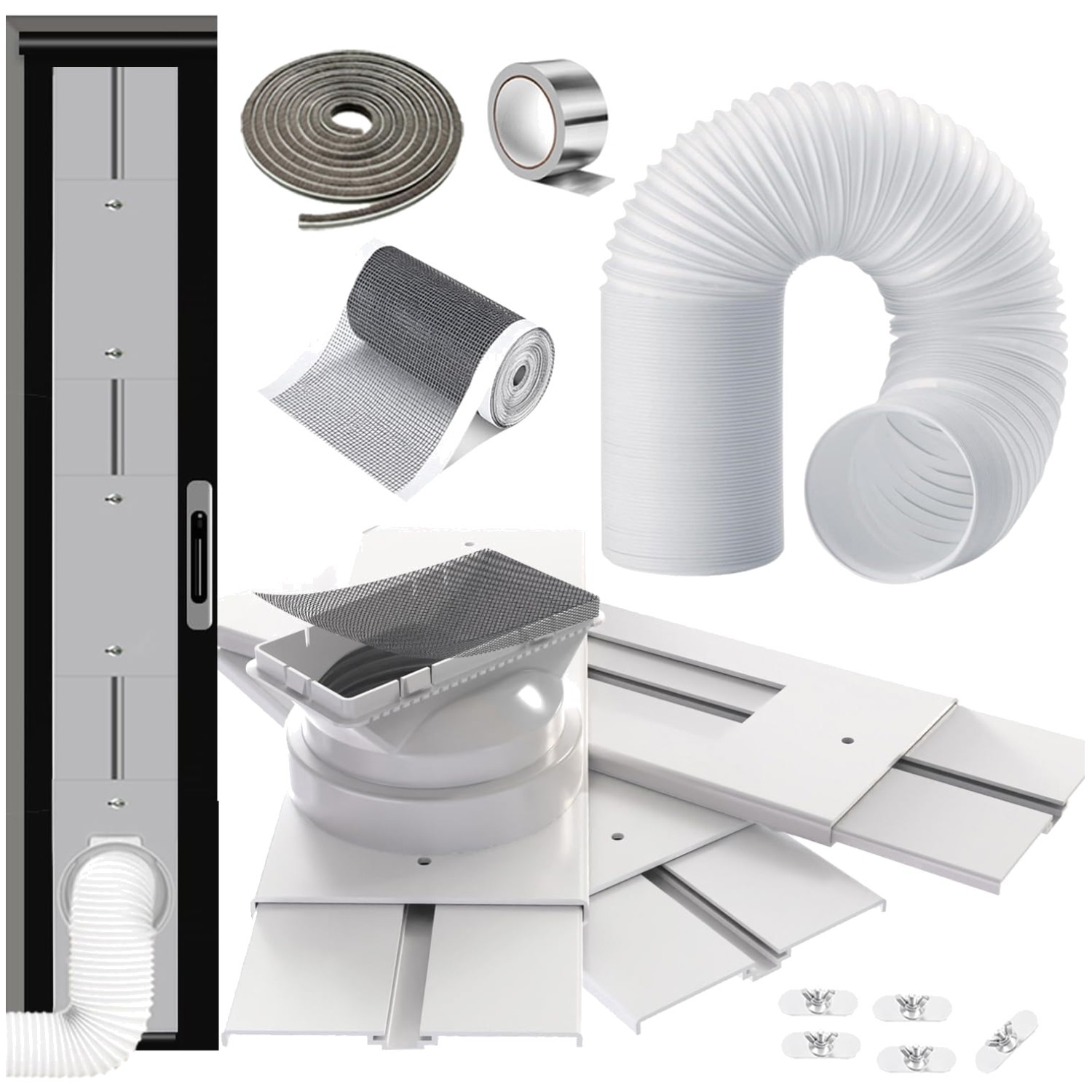 Weather Stripping Seal for Window AC – 95″ Sliding Door Kit