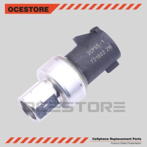 OCESTORE 2CP55-1 Air Conditioner A/C Pressure Transducer Sensor Switch for