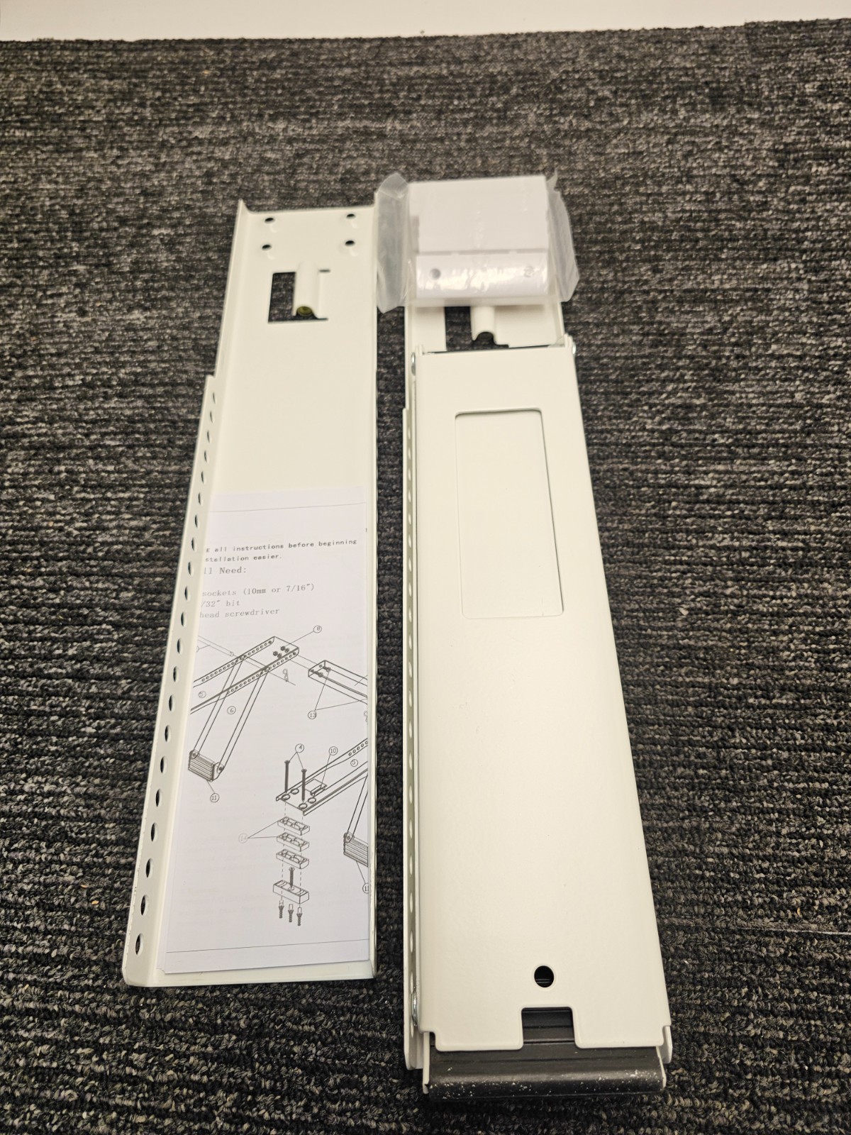 Qualward ACB01B-3 Air Conditioner Bracket Window AC Support Fits Single/Double