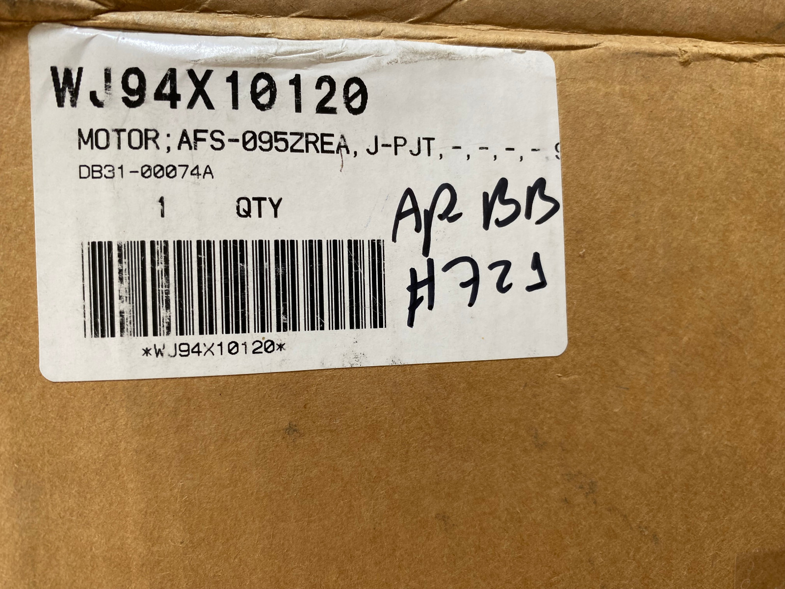 New Genuine OEM GE Air Conditioner Outdoor Fan Motor WJ94X10120