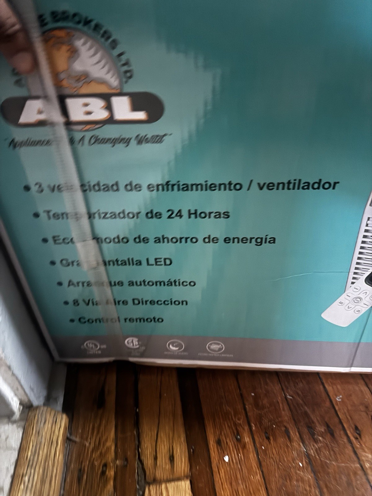 ABL 10,000 BTU Through-the-Wall/Window AC 230/208V Remote LED ATTW-10CRA2