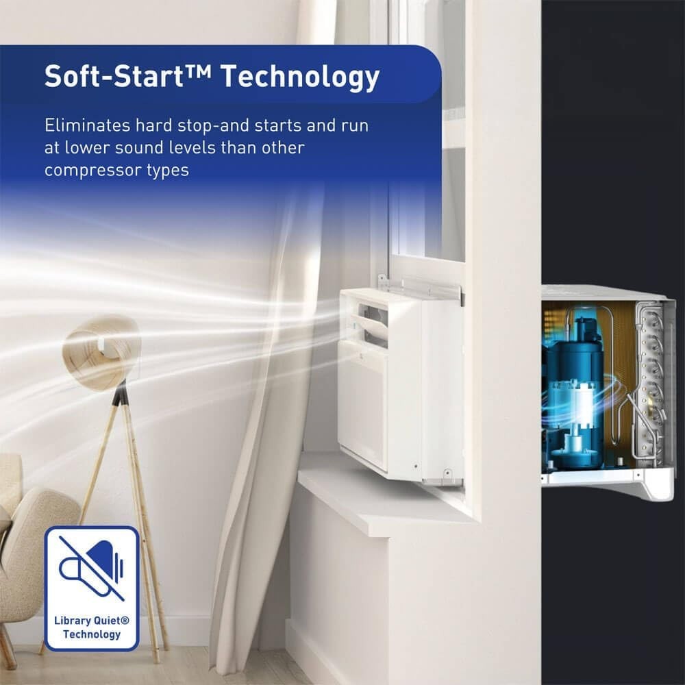 Friedrich Chill Premier 8,000 BTU Dual Inverter Smart Window Air Conditioner