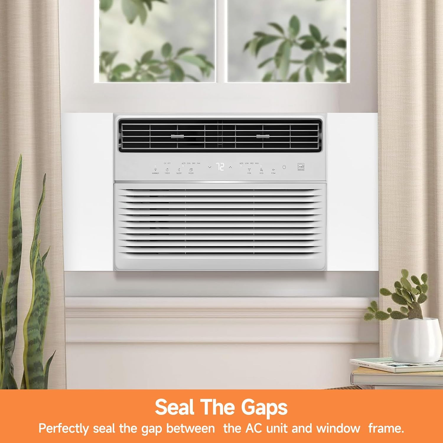 Window Air Conditioner Insulated Foam Panels, | Winter Surround Insulation Side