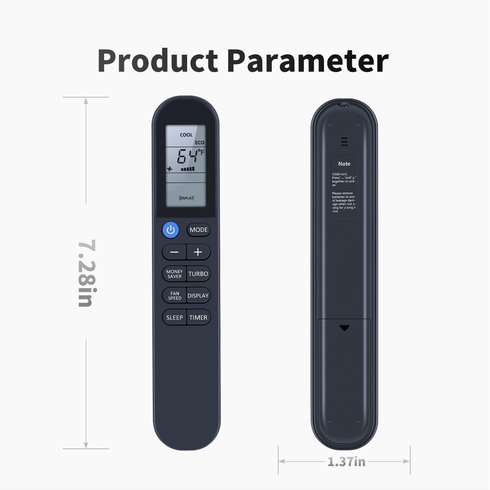 Replacement Remote Control for Friedrich Window Air Conditioner – Unifit & Chill