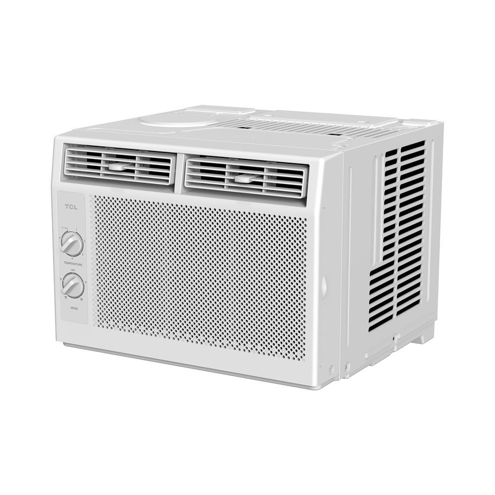 5000 BTU 115V Window Air Conditioner Reusable Filter Manual Mechanical Knob