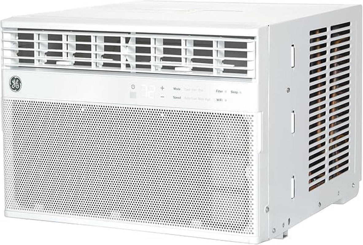 GE 10,000 BTU Smart Window Air Conditioner, Powerful Cooling for Rooms up to 450