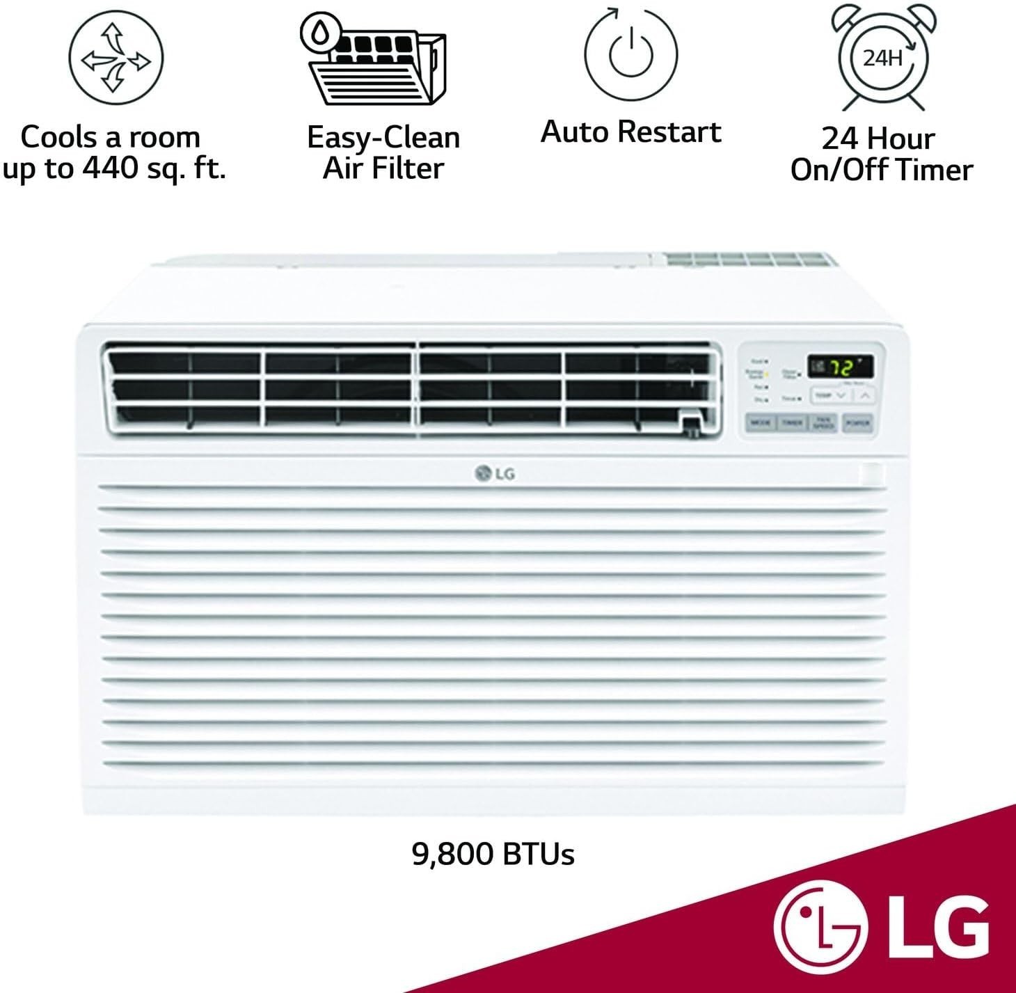 Luxurious 10,000 BTU Through Wall Air Conditioner for Effortless Cooling
