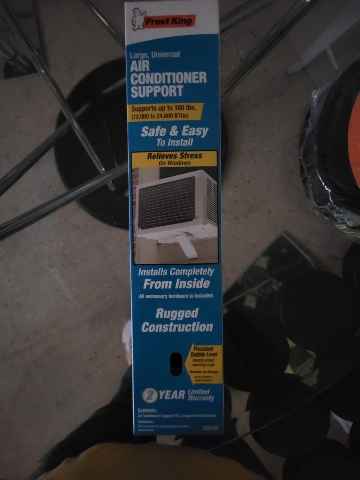 Buy Now! Frost King Air Conditioner Support Up to 160lbs ACB160 Large, Universal