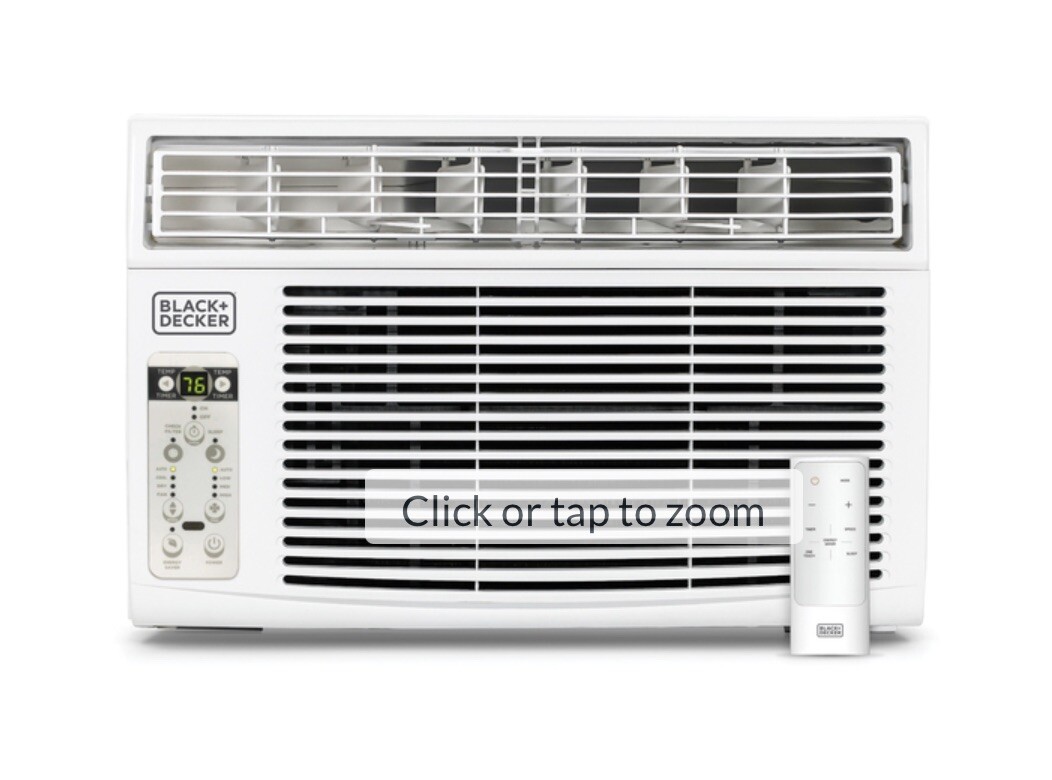 Black+Decker BD 10WT6 10000 BTU 4 Speed 835 W Air Conditioner Window With Remote