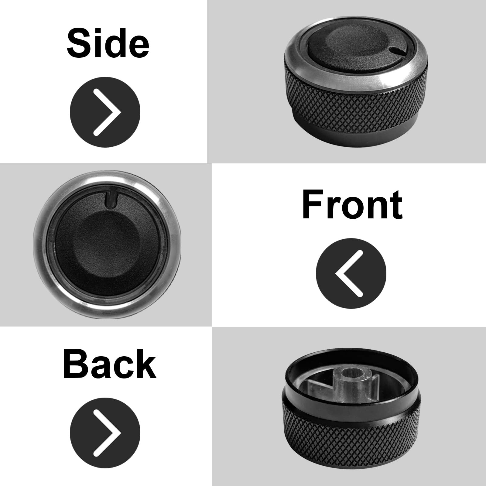 Heater Control Knob for Toyota Tacoma 3 Pack