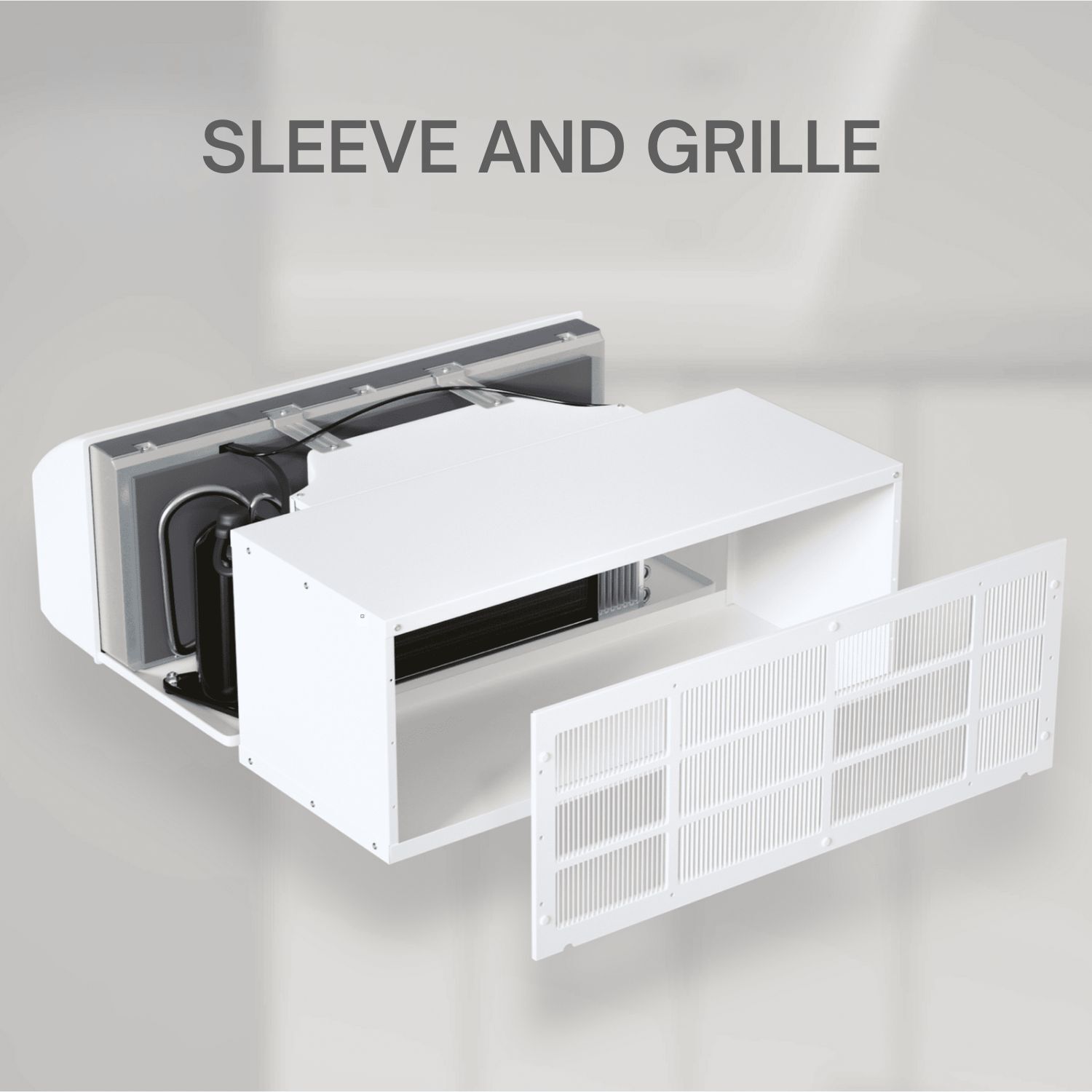 12000 BTU Smart PTAC AC/Heat 230V Through Wall Remote Sleeve Grill R32 WIFI