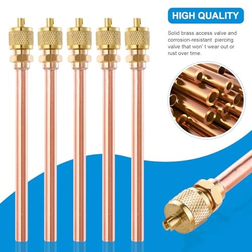Service Access Valves Kit, 20PC Access Service Valve 1/4” SAE x 1/4” OD x
