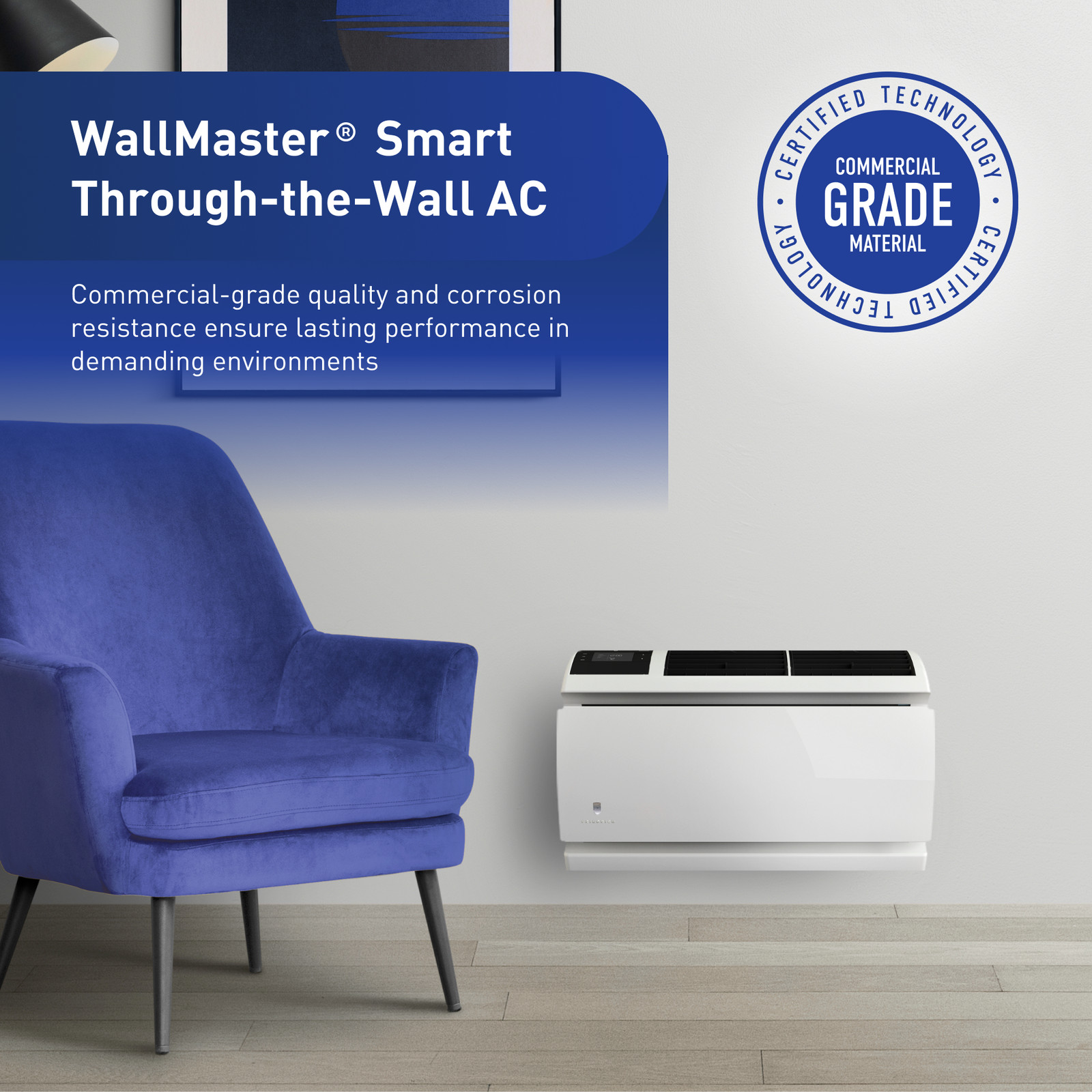 Friedrich WallMaster Thru-Wall AC 11,100 – 16,800 BTU 230V Cool Only