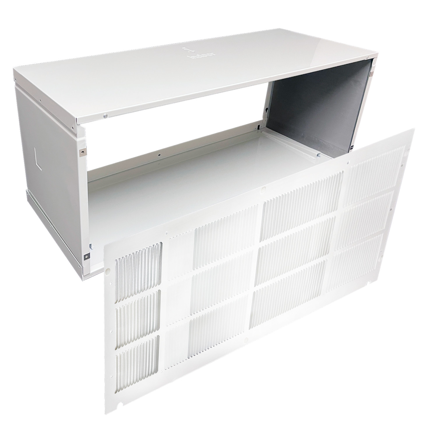 Universal PTAC Folded Metal Wall Sleeve And Exterior Grille
