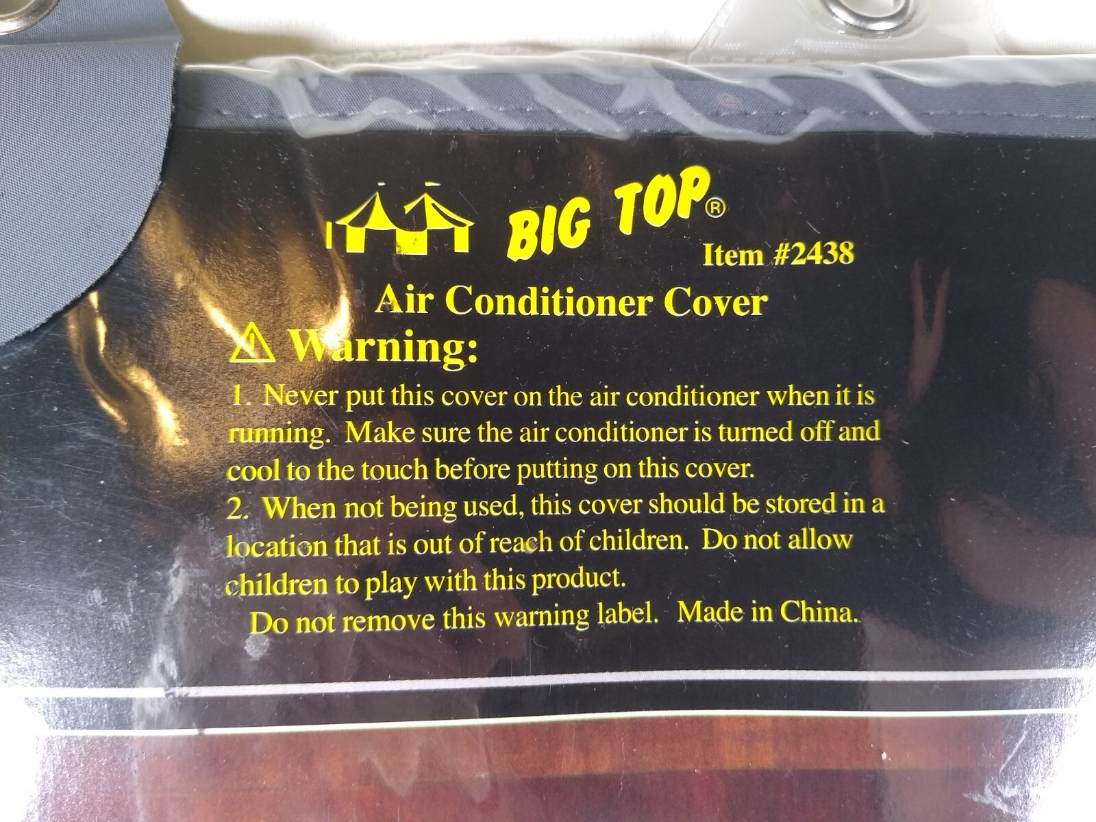 New – Grey 28″L x 30″W x 20″H Big Top Air Conditioner Cover #2438