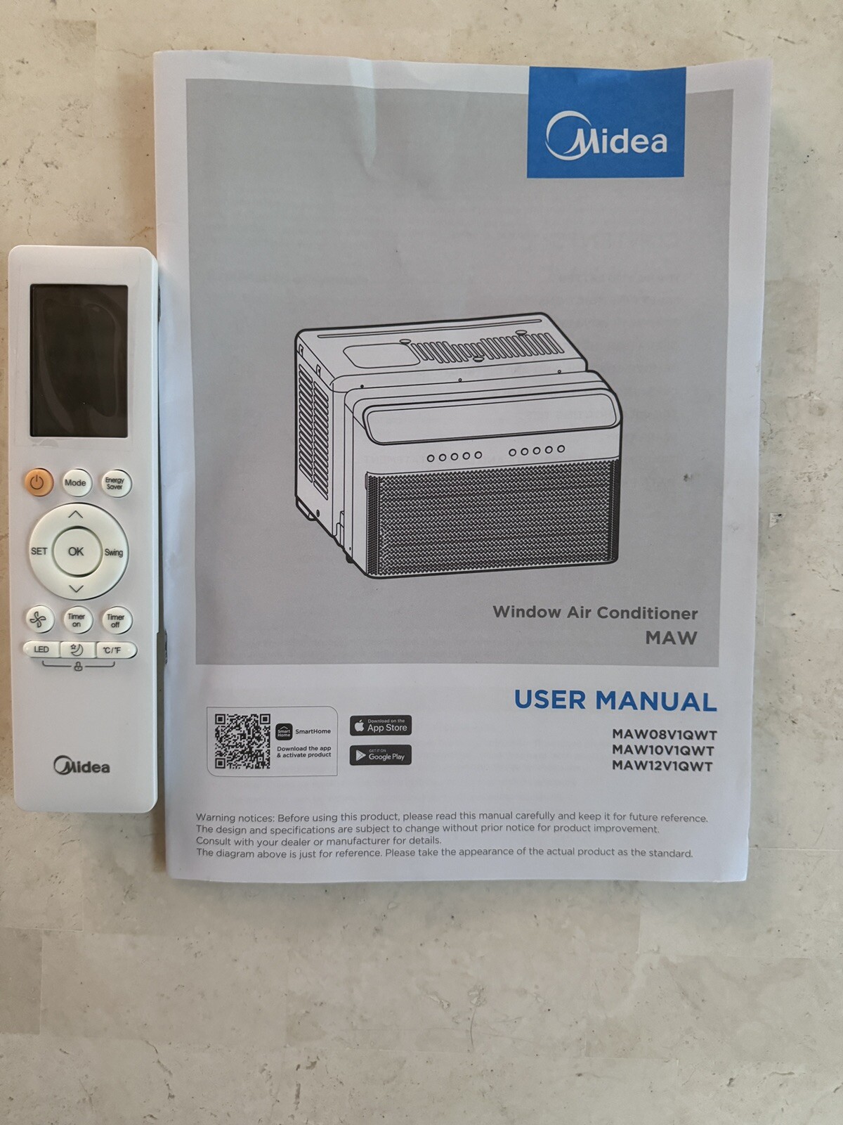 Midea AC Remote Control – New/ OEM