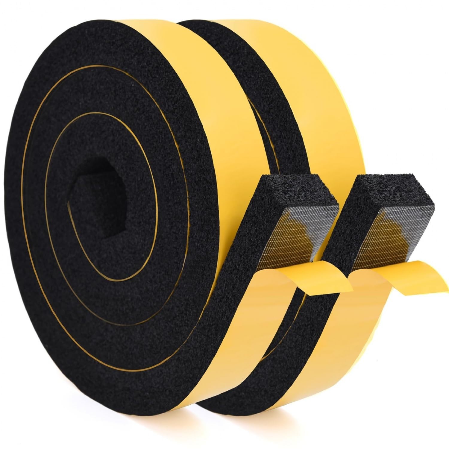 Window Air Conditioner Foam Tape – 2″ Wide x 1″ Thick Weather Stripping Seal, 13
