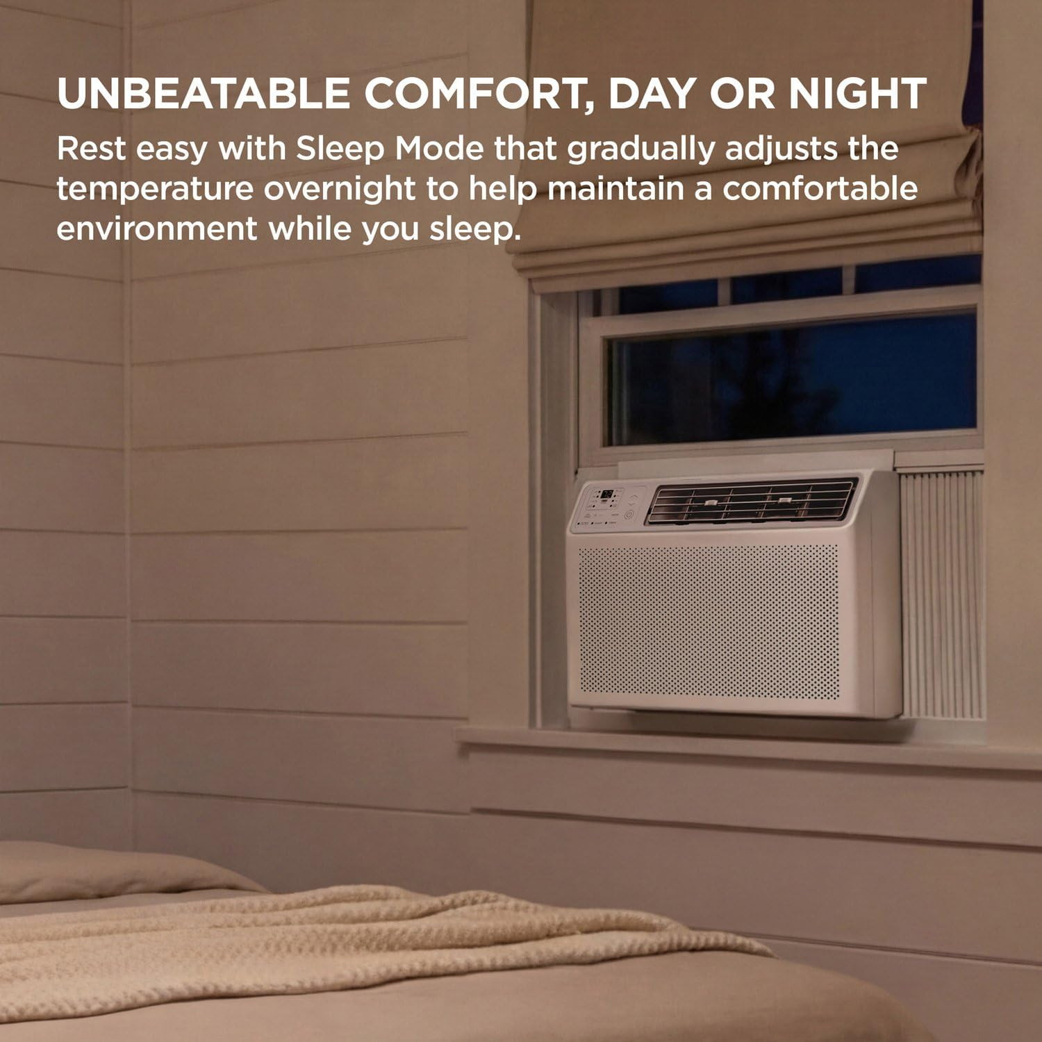 H14W35W 14,000 BTU Smart Window Air Conditioner, AC Unit, Fan & Dehumidifier, 70