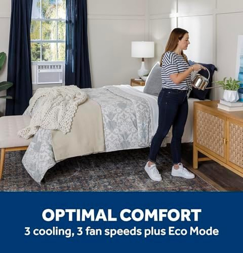 GE 10,000 BTU Smart Window Air Conditioner, Powerful Cooling for Rooms up to 450