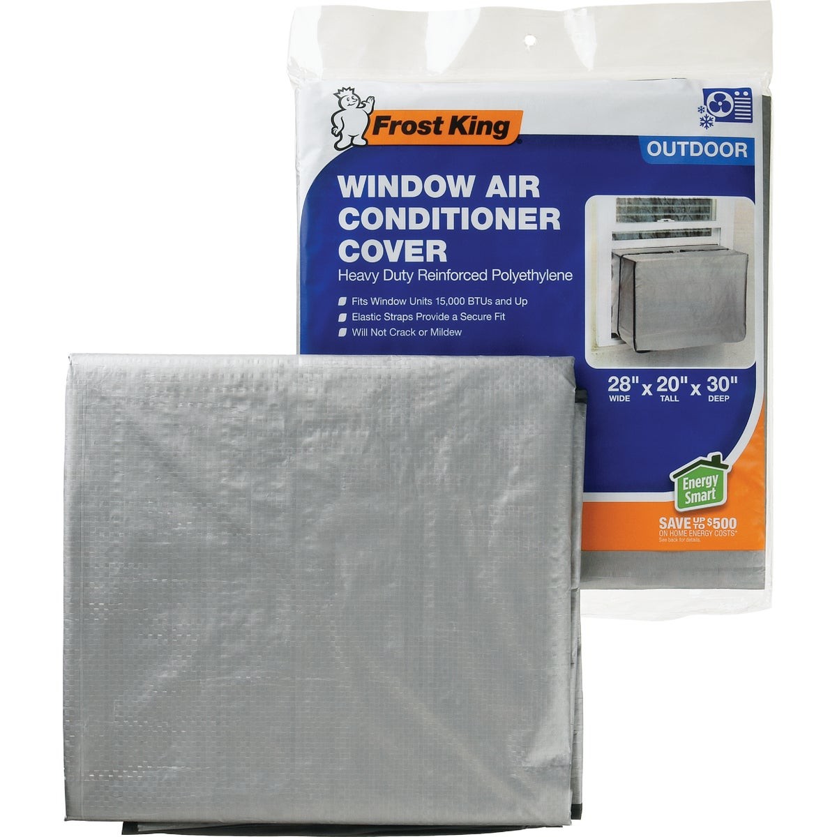 Frost King 20 In. x 28 In. x 30 In. 6 mil Rectangular Air Conditioner Cover AC5H