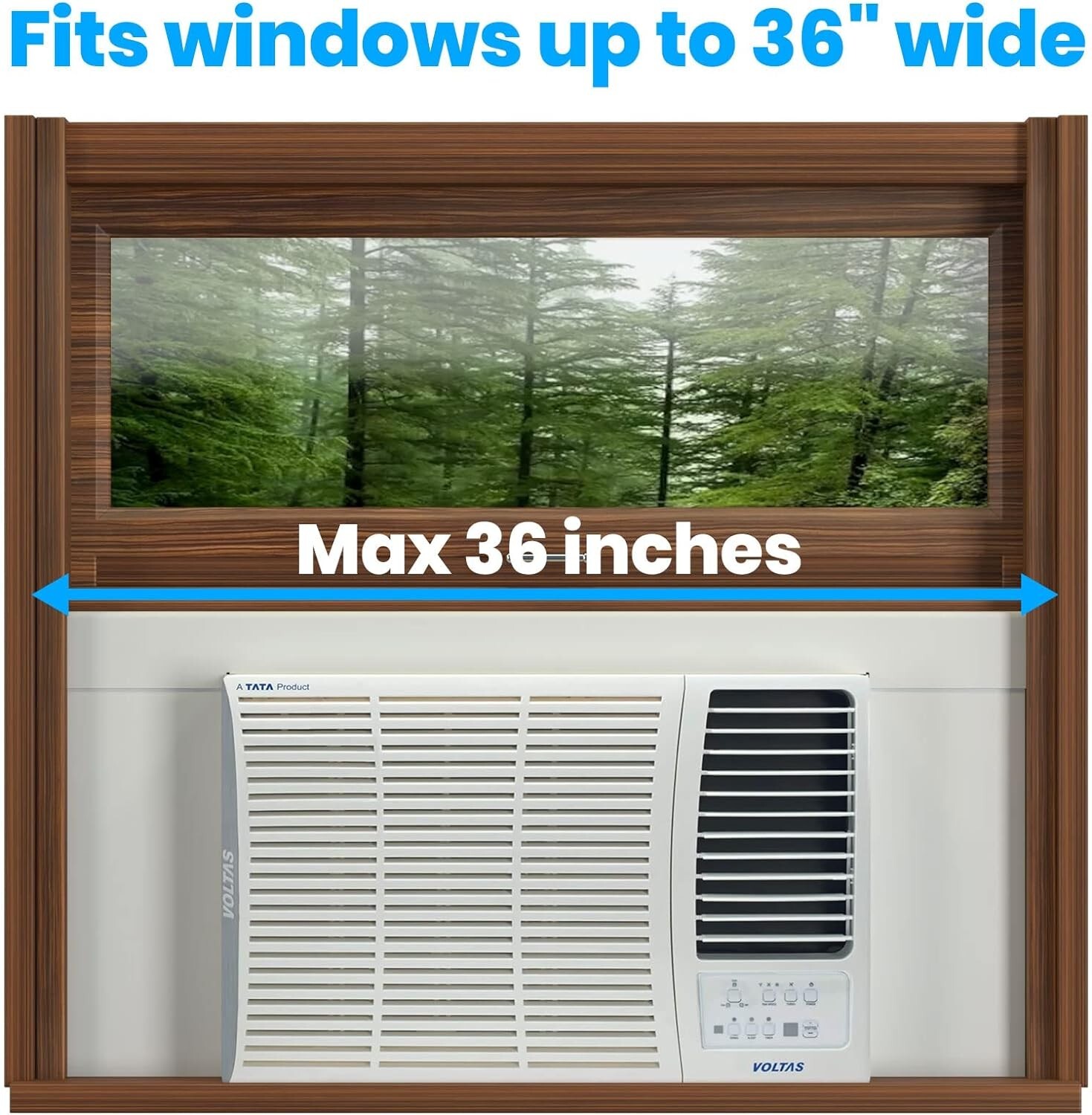 Surround Insulation Side Panels White for Window AC Unit Indoor Air 36″ or smal