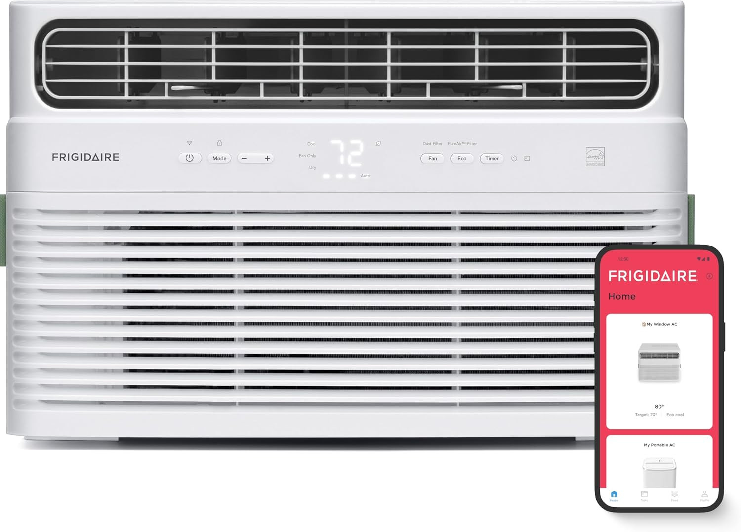 Frigidaire 8,000 BTU Smart Inverter Window Air Conditioner with Wi-Fi and Energy