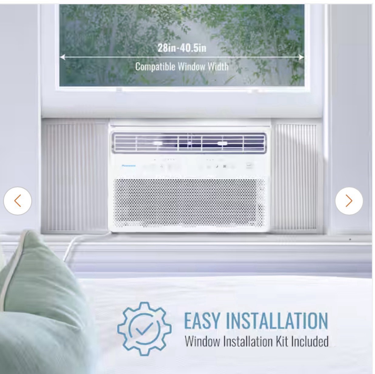 Keystone 24000 BTU Window Air Conditioner 230V White Remote, Timer, Dehumidifier