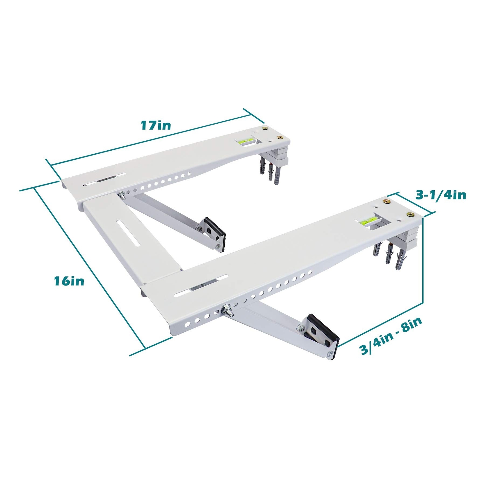 Window AC Support Brackets,Up to 200lbs,Fits 9000 to 24000 BTU Air Conditione…