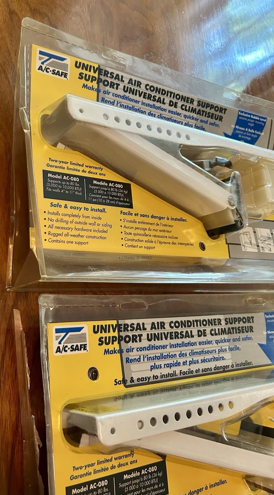 2 A/C Safe Universal Air Conditioner Supports Model AC-080 New Sealed Mount Brac