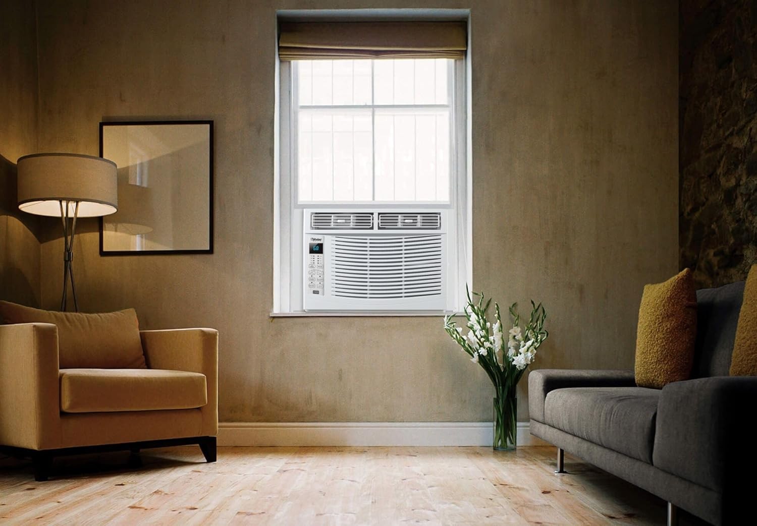 Polar Elite 6,000 BTU Window Air Conditioner, Cools Up to 250 Sq. Ft., Remote