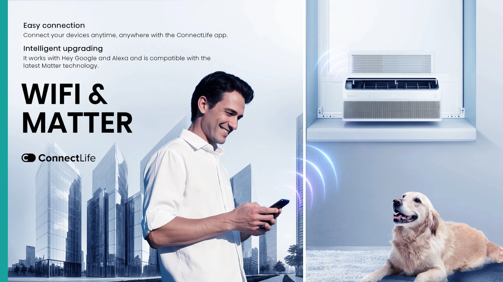 Hisense 8,000 BTU Smart Inverter Window Air Conditioner HLAW0825TW