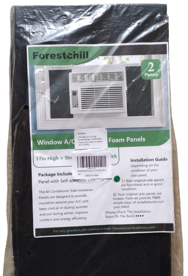 Forestchill Window Air Conditioner Side Insulated Foam Panels 17 X 9 X 7/8 inch
