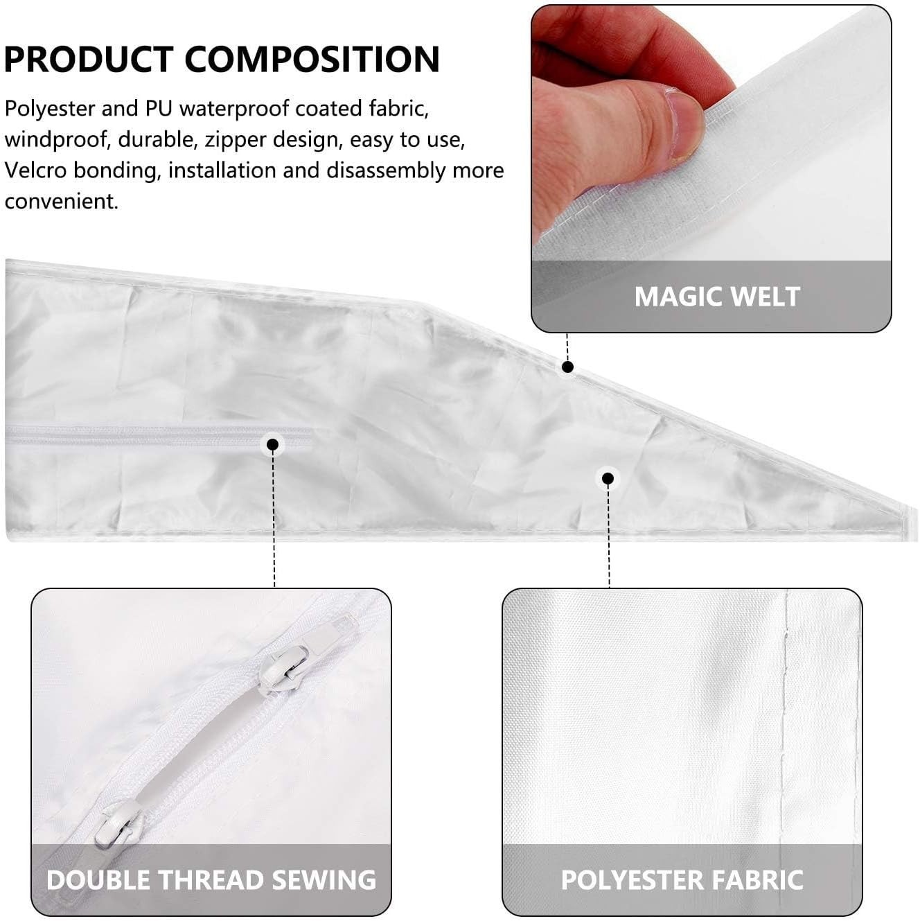 Energy-Saving Window Seal Kit for Portable AC Units – Keeps Heat and Pests Out