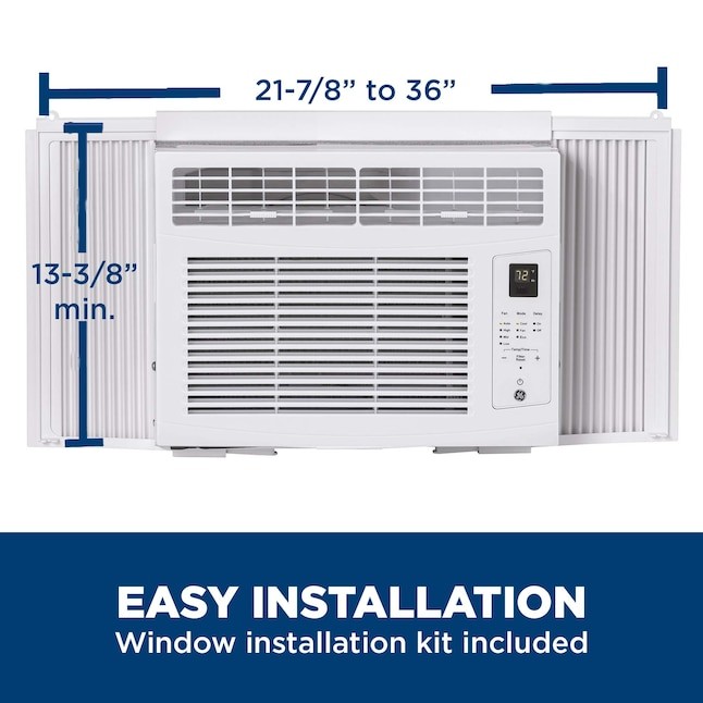 GE 6,000 BTU Electronic Window Air Conditioner up to 250 sq ft. (Refurbished)