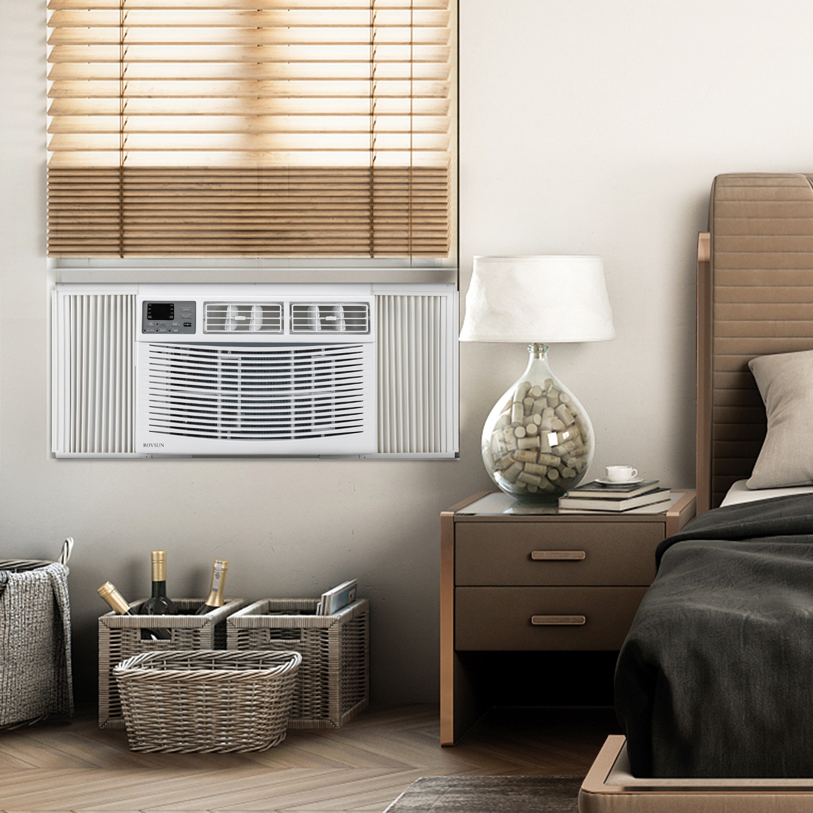 ROVSUN 18000 BTU Window Air Conditioner, AC Unit with Timer Remote 230V