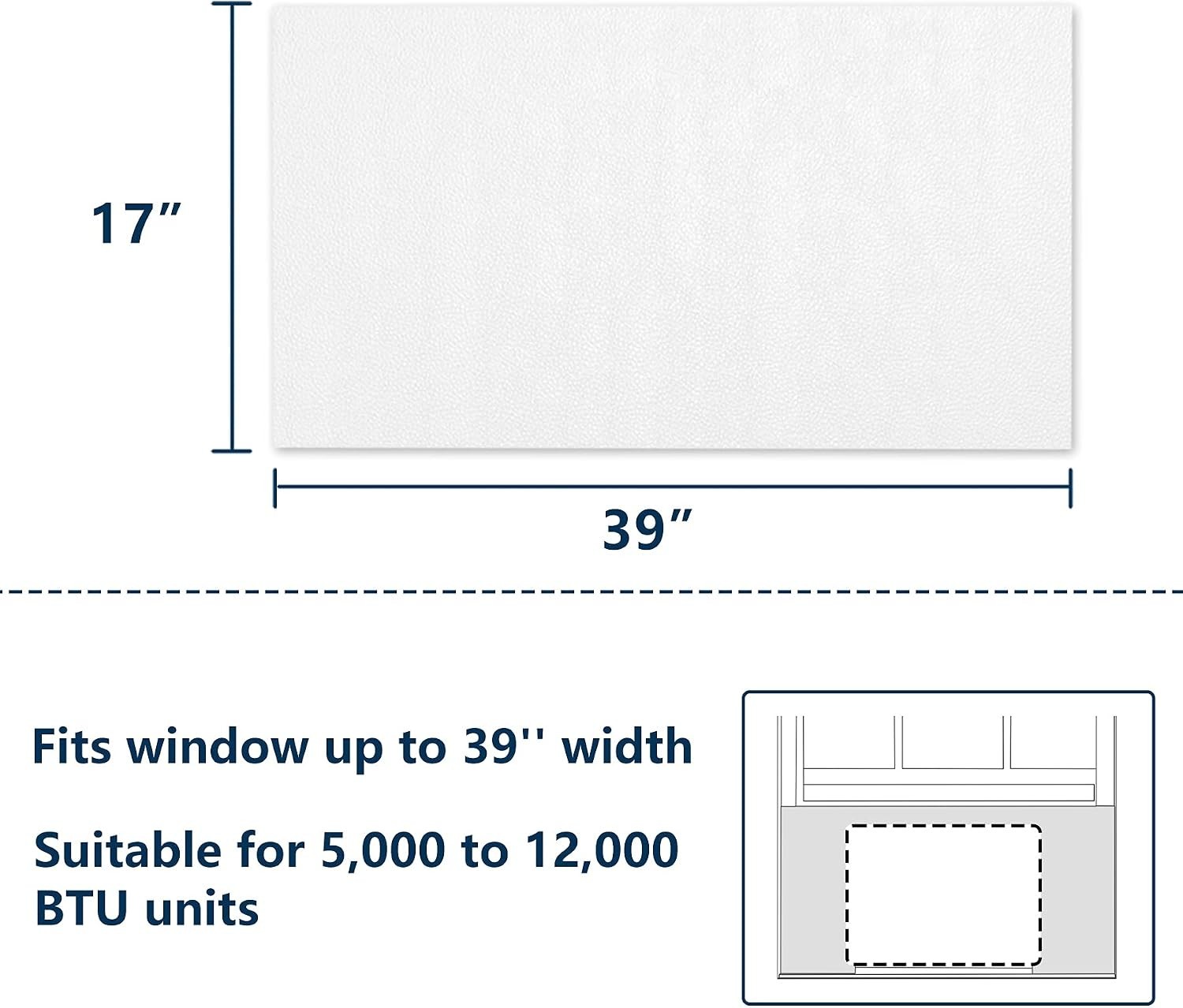 Window Air Conditioner Surround Foam Insulation Panels,Ac Side Insulating Sun Bl