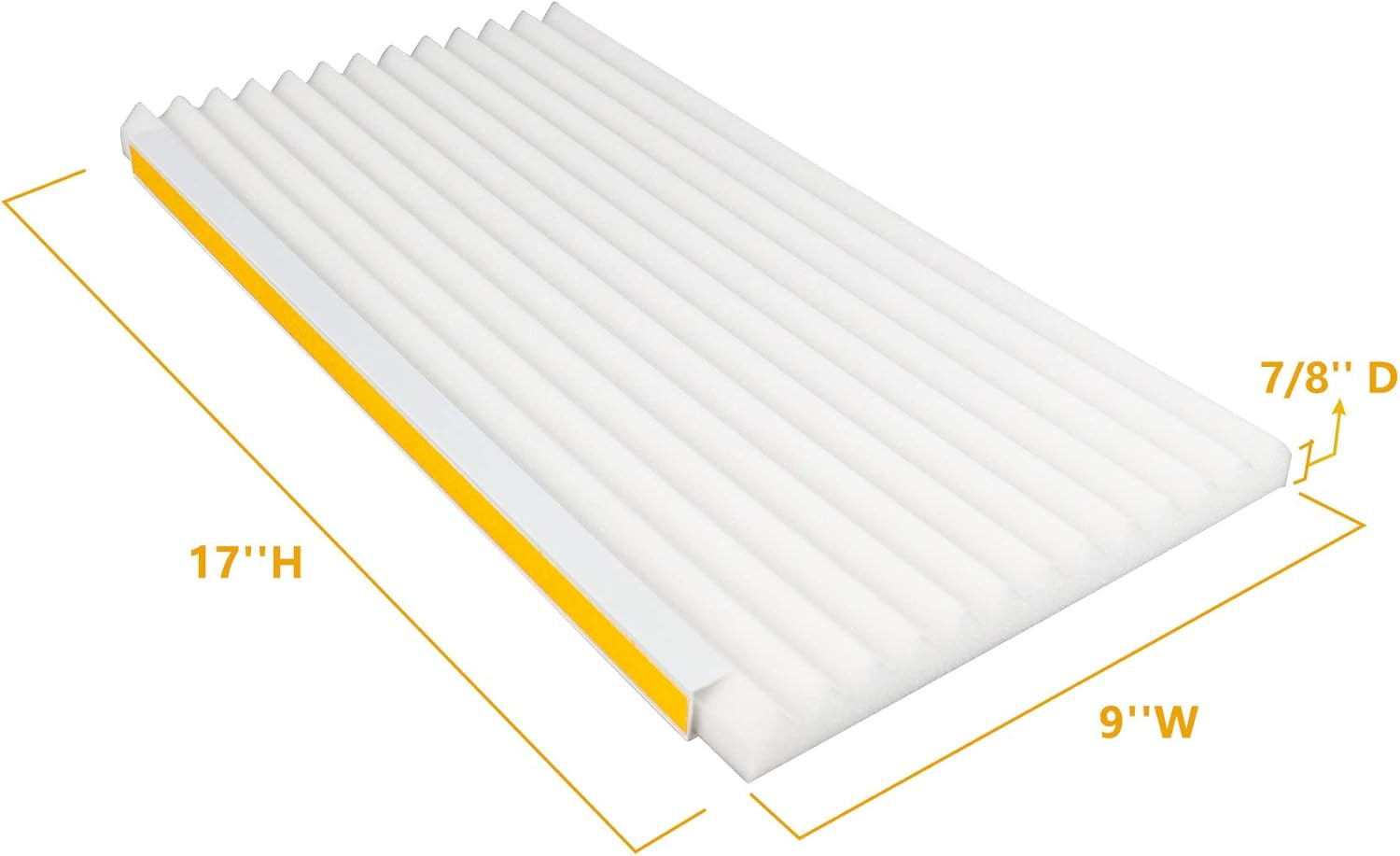 Window Air Conditioner Foam Insulation Panels, AC Side Insulating Panel Kit, 2 P