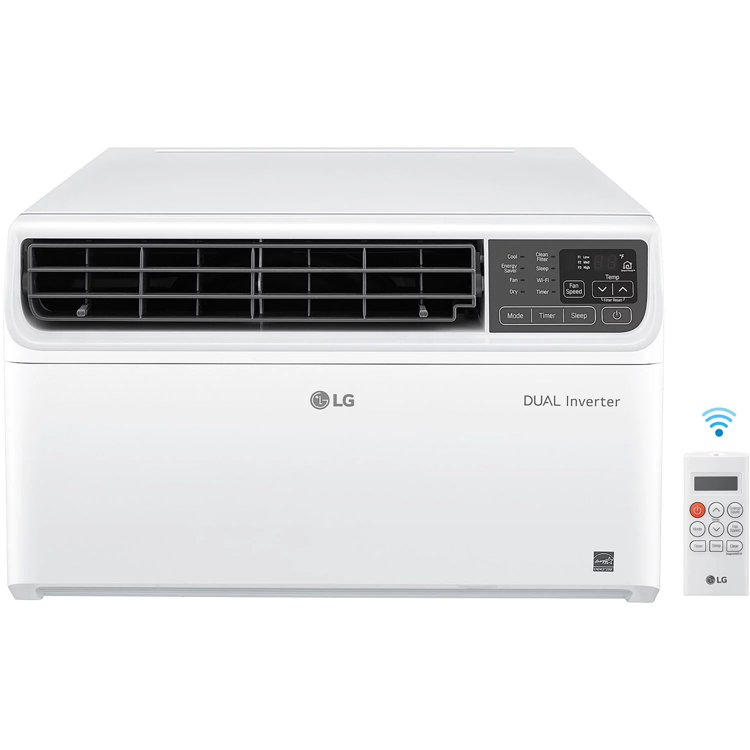 LG LW1222IVSM 12,000 BTU 550 sq ft Dual Inverter Smart Window Air Conditioner,